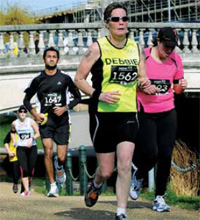 sport relief mile at Newstead Abbey