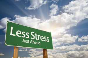 Less stress just ahead